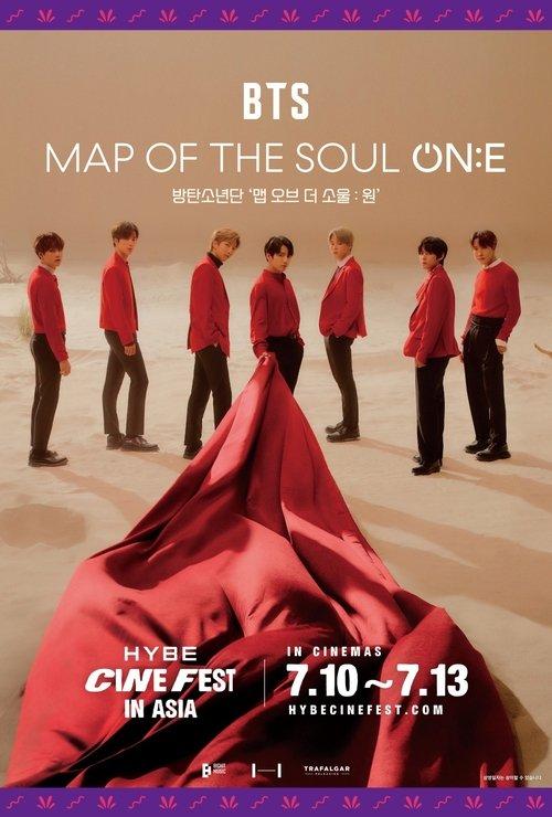 BTS MAP OF THE SOUL ON:E DVD 2021 official movie poster