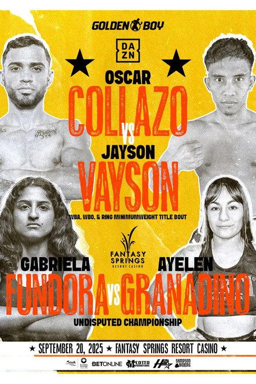 Oscar Collazo vs. Jayson Vayson 2025 official movie poster