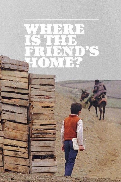 Where Is The Friend's House? 1987 official movie poster