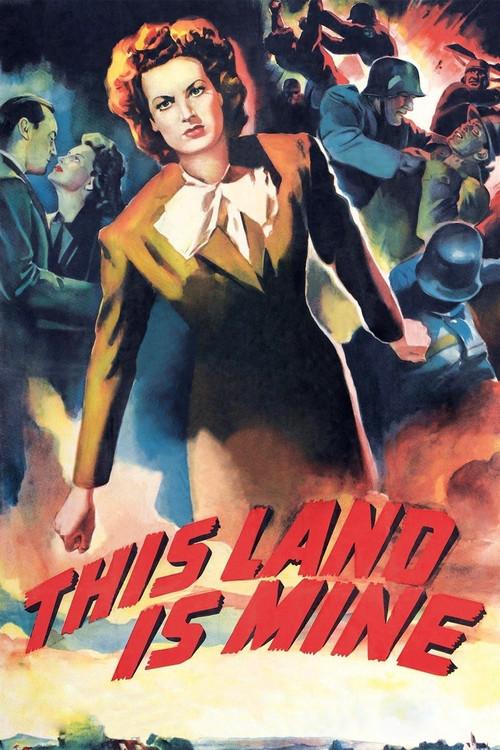 This Land Is Mine 1943 official movie poster