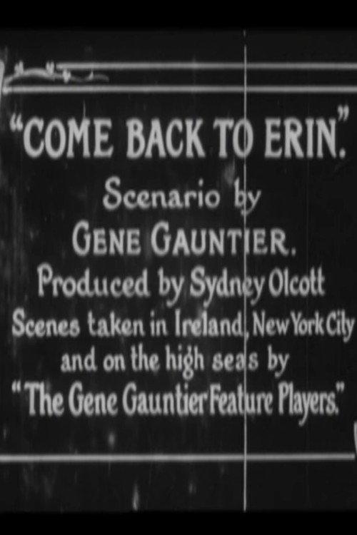 Come Back to Erin 1914 official movie poster