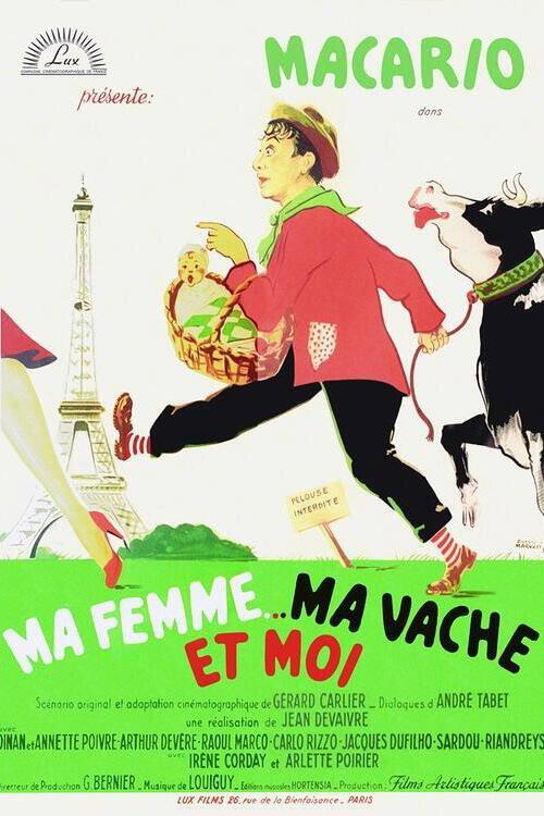 Ma femme, ma vache et moi 1952 official movie poster