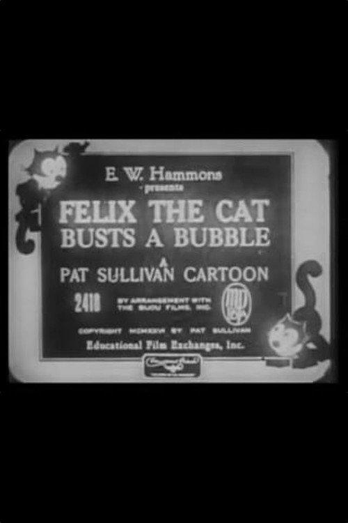 Felix the Cat Busts a Bubble 1926 official movie poster