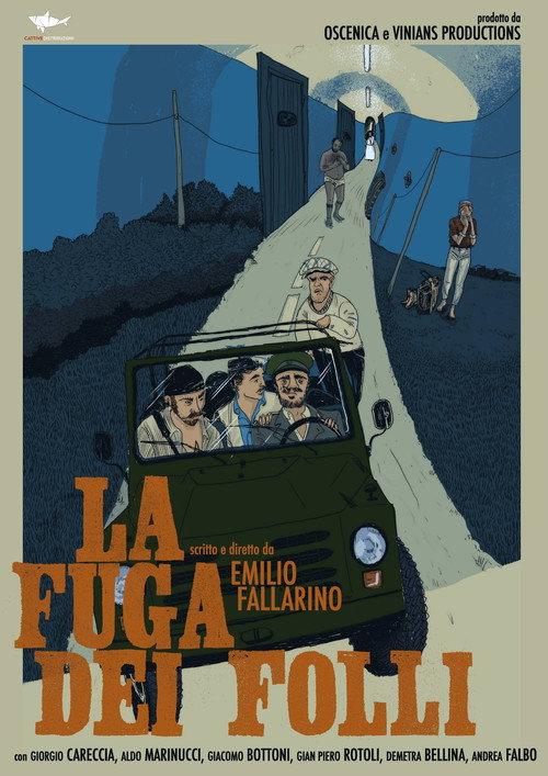 La fuga dei folli 2024 official movie poster