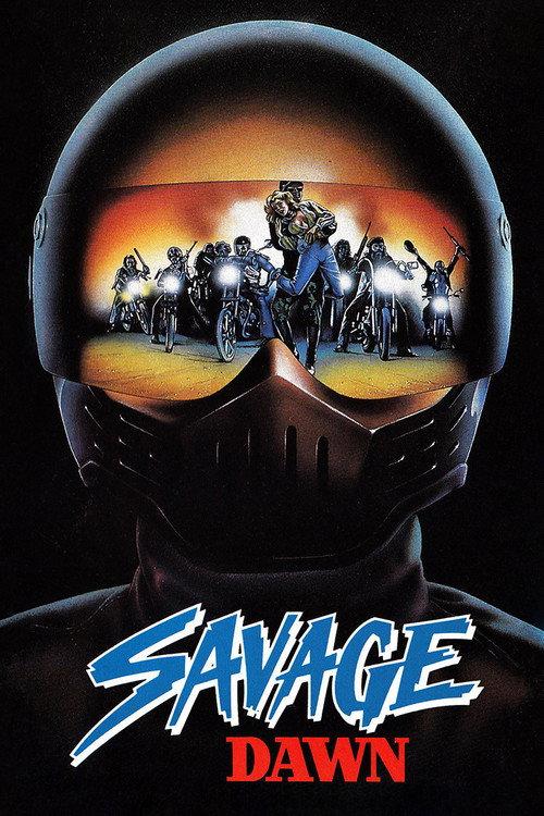 Savage Dawn 1985 official movie poster