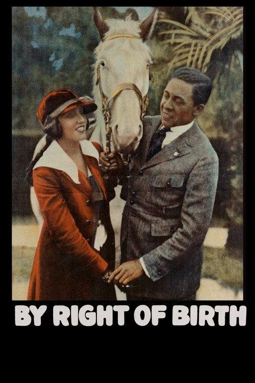 By Right of Birth 1921 official movie poster