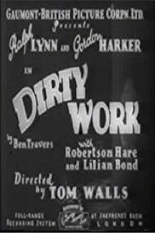 Dirty Work 1934 official movie poster