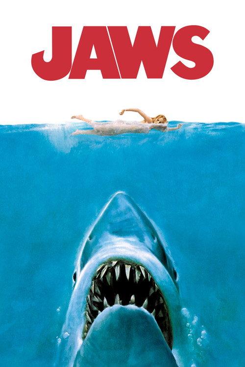 Jaws 1975 official movie poster
