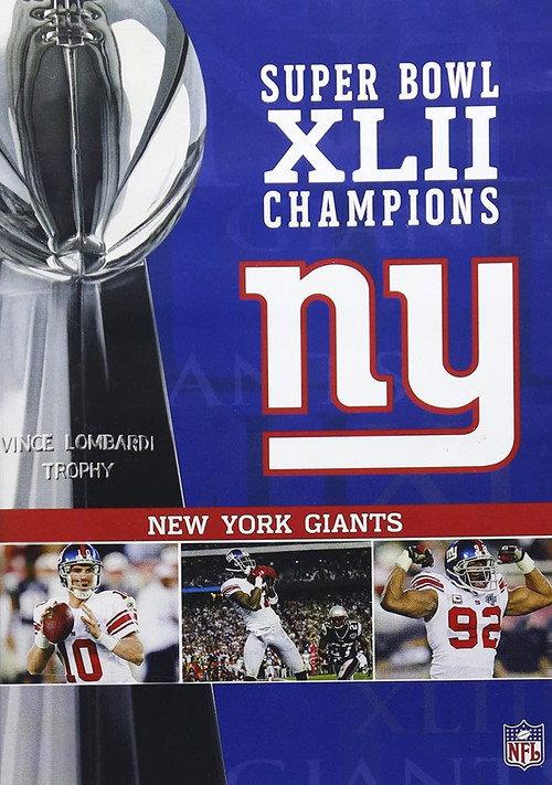 Super Bowl XLII Champions - New York Giants 2008 official movie poster