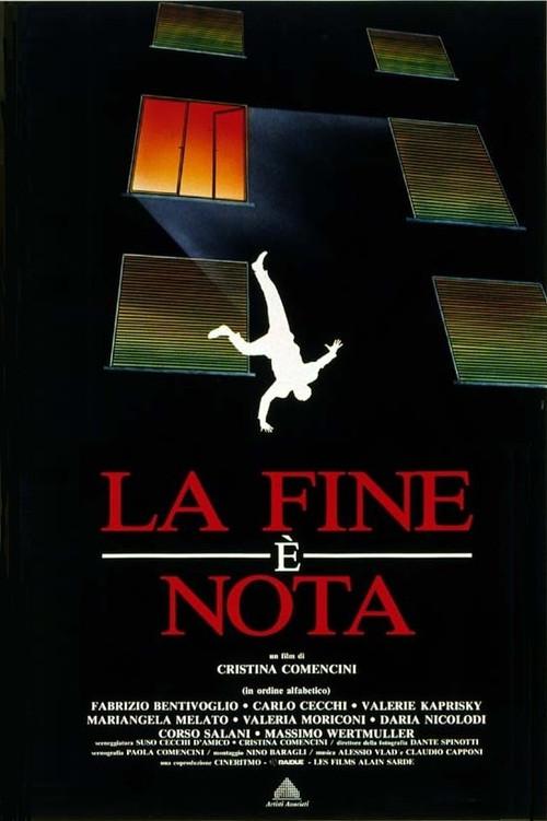 La fine è nota 1993 official movie poster