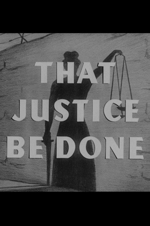 That Justice Be Done 1945 official movie poster
