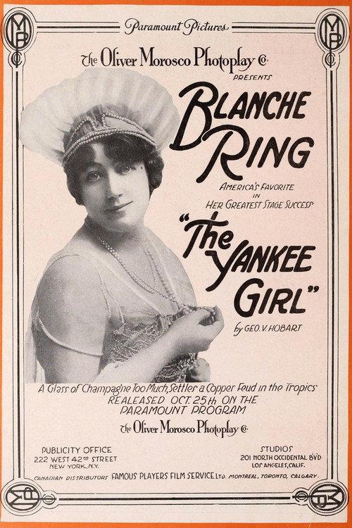 The Yankee Girl 1915 official movie poster