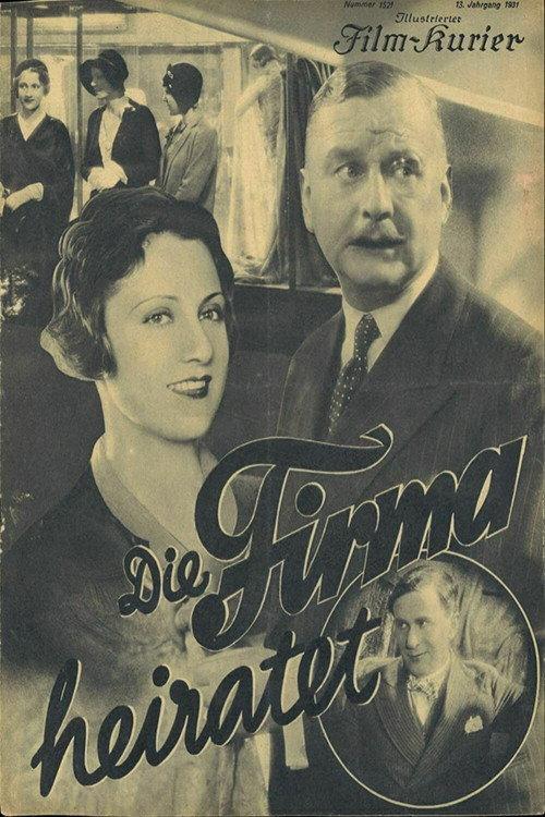 The Firm Weds 1931 official movie poster