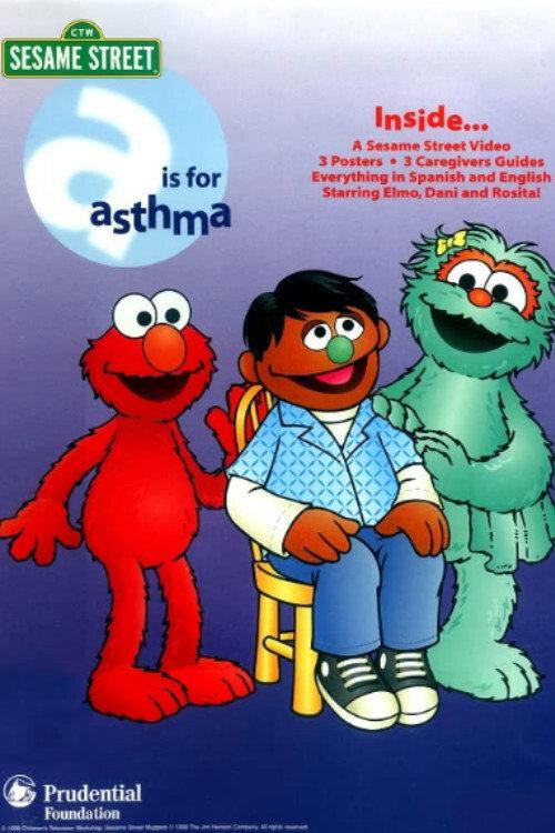 Sesame Street 'A Is for Asthma' 1998 official movie poster
