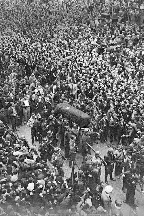 The Funeral Procession of Buenaventura Durruti 1936 official movie poster