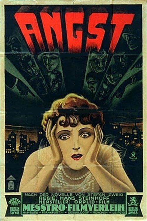 Angst - Die schwache Stunde einer Frau 1928 official movie poster