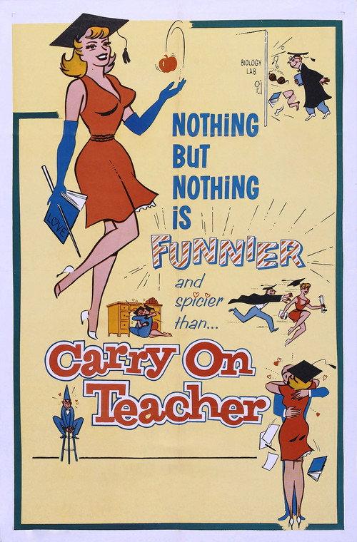 Carry On Teacher 1959 official movie poster