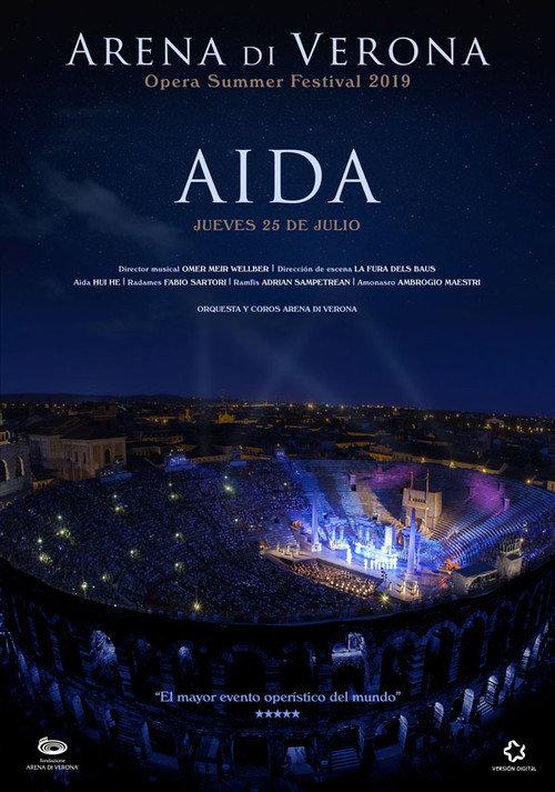 Aida. Arena di Verona 2019 official movie poster