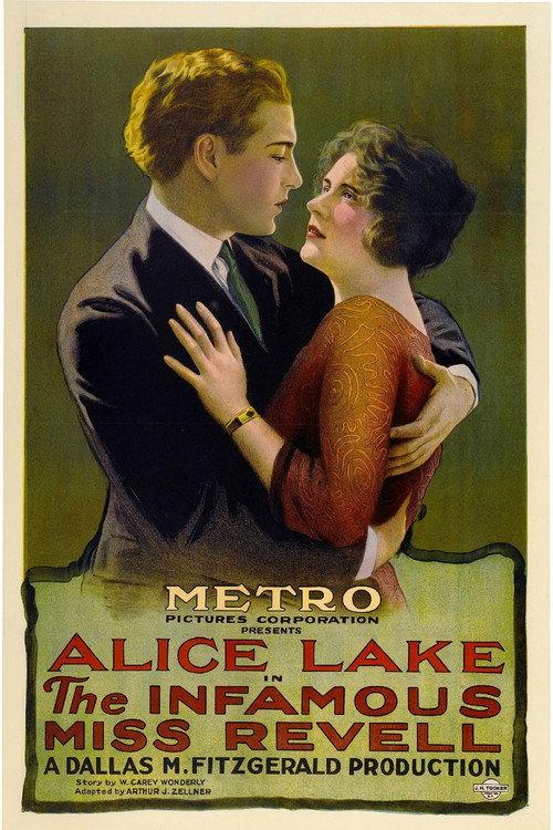 The Infamous Miss Revell 1921 official movie poster