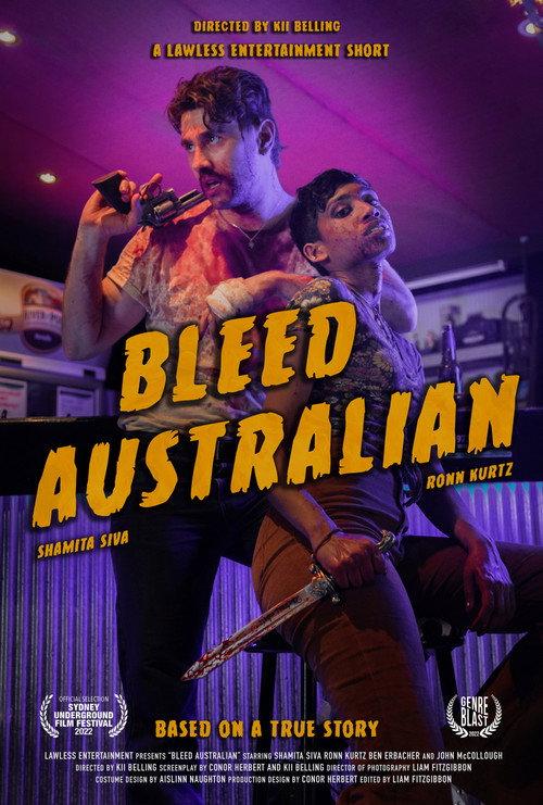 Bleed Australian 2022 official movie poster