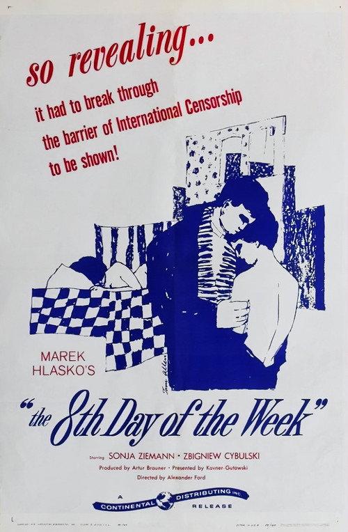 The Eighth Day of the Week 1958 official movie poster