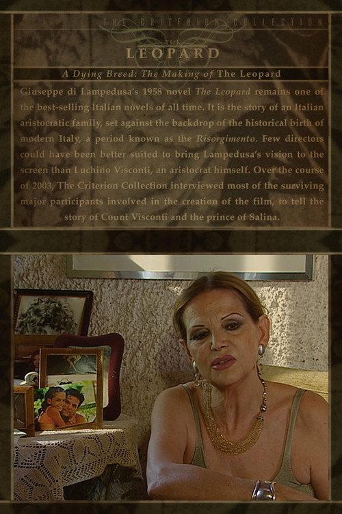 A Dying Breed: The Making of 'The Leopard' 2004 official movie poster