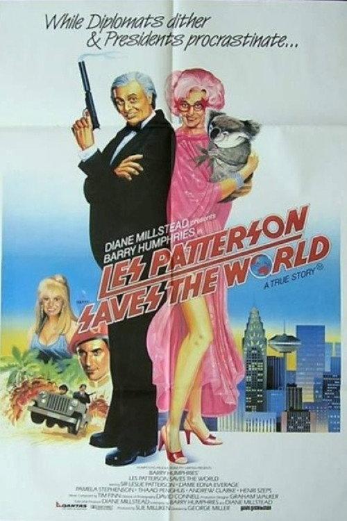 Les Patterson Saves the World 1987 official movie poster
