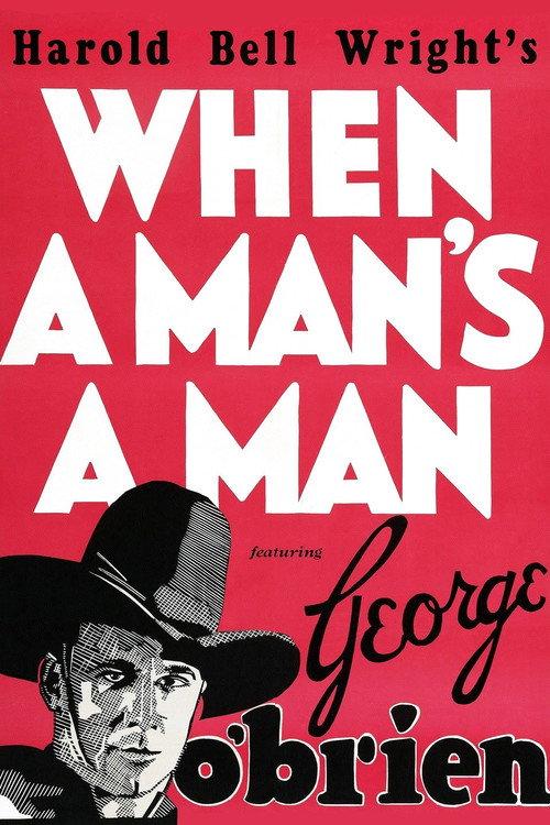 When a Man's a Man 1935 official movie poster