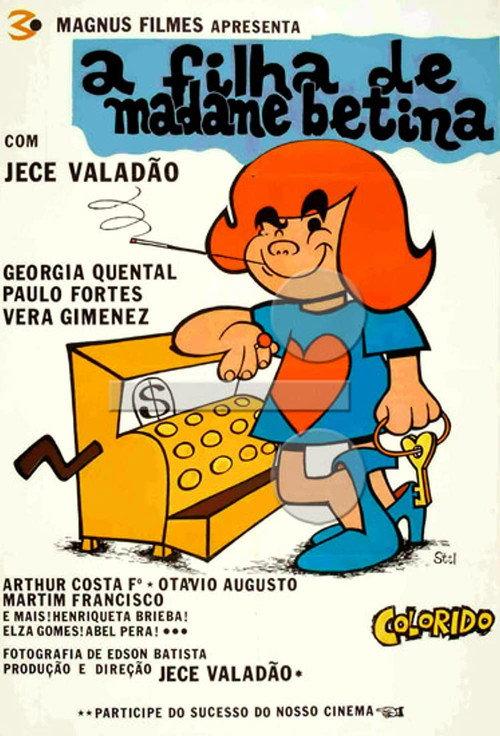 A Filha de Madame Betina 1973 official movie poster