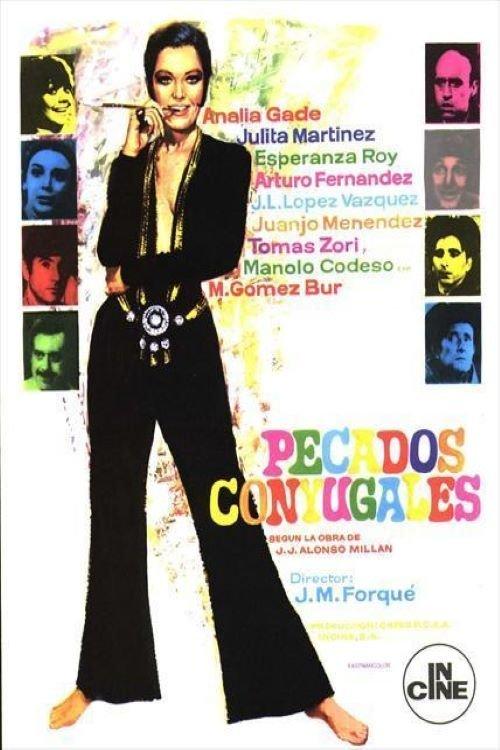 Pecados conyugales 1969 official movie poster