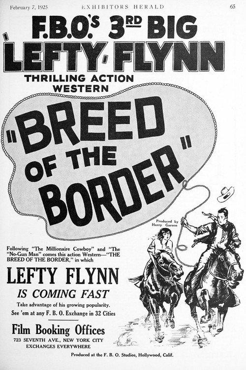 Breed of the Border 1924 official movie poster
