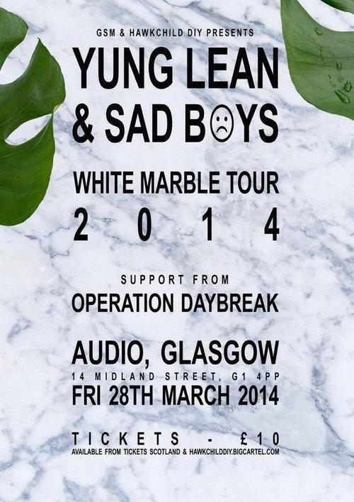 Sadboys: White Marble Tour 2014 2014 official movie poster