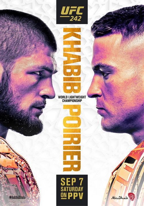 UFC 242: Khabib vs. Poirier 2019 official movie poster