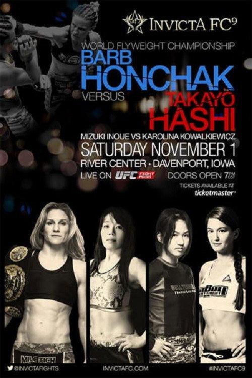 Invicta FC 9: Honchak vs. Hashi 2014 official movie poster