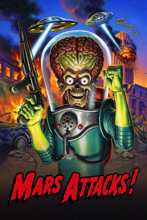 Mars Attacks! 1996 official movie poster