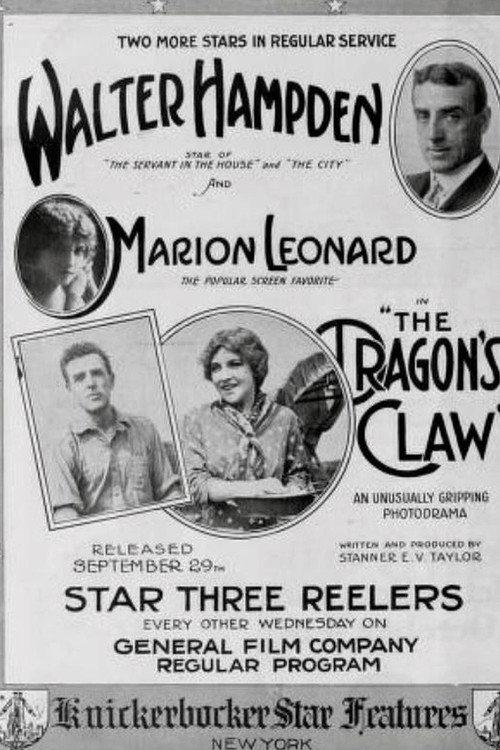 The Dragon’s Claw 1915 official movie poster