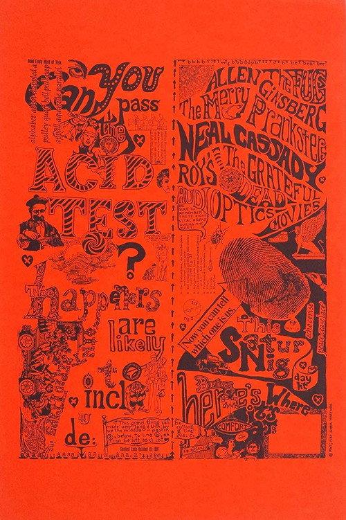 The Acid Test 1966 official movie poster