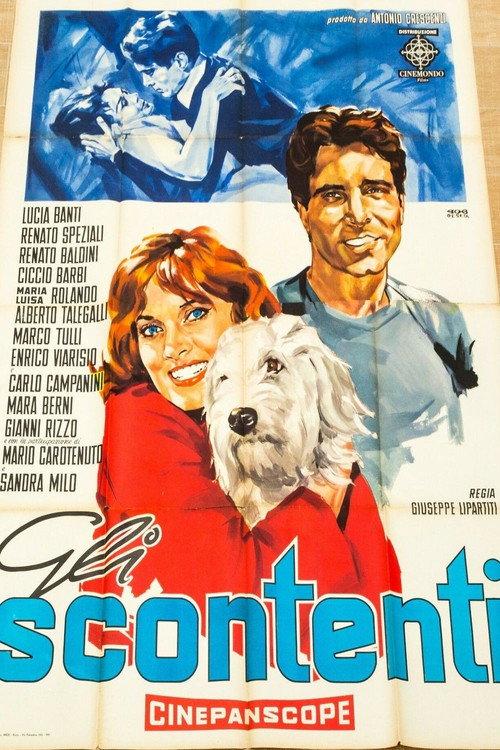 Gli scontenti 1961 official movie poster