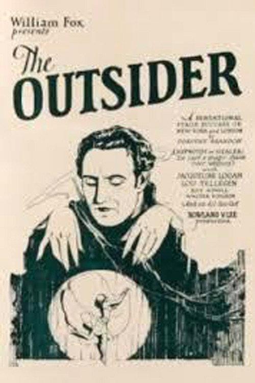 The Outsider 1926 official movie poster