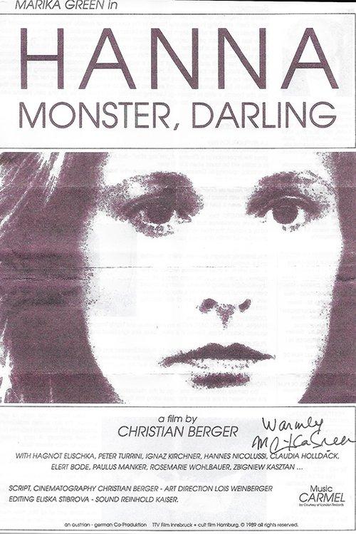 Hanna Monster, Darling 1989 official movie poster