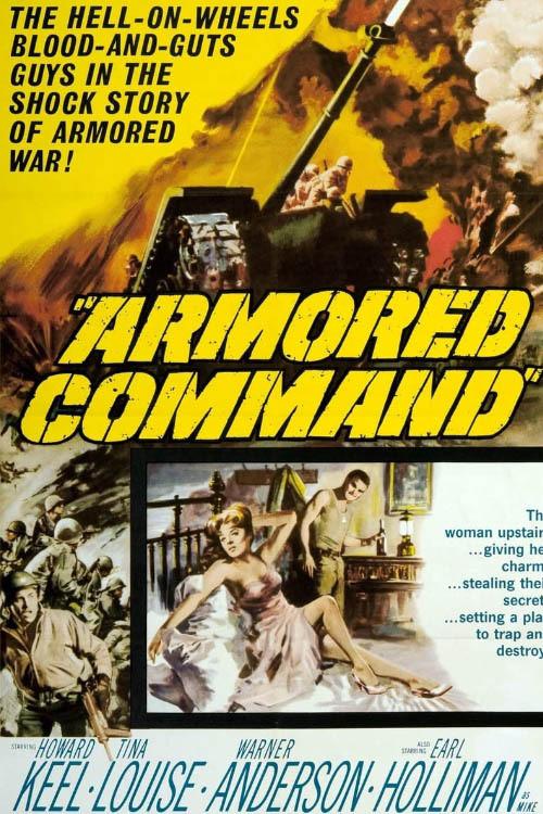 Armored Command 1961 official movie poster