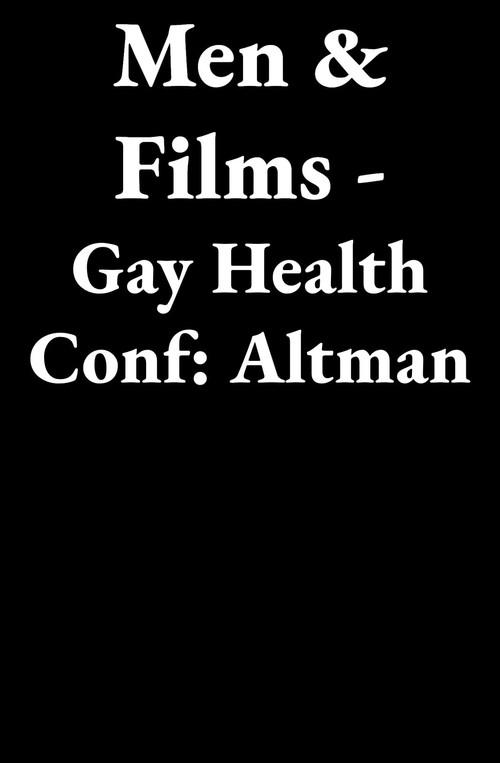 Men & Films - Gay Health Conf: Altman 1984 official movie poster