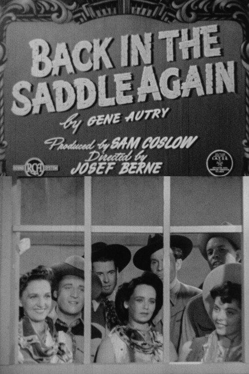Back in the Saddle Again 1942 official movie poster