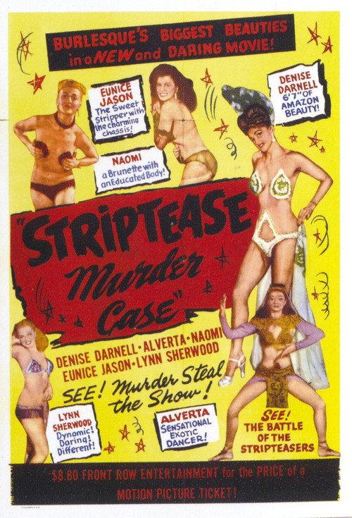 The Strip Tease Murder Case 1950 official movie poster
