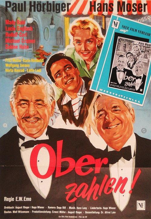 Ober zahlen 1957 official movie poster