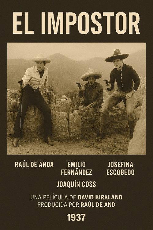 El impostor 1937 official movie poster