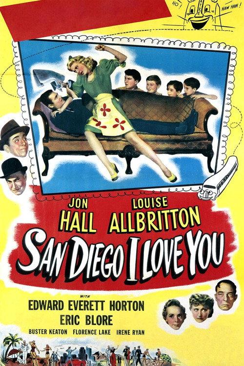 San Diego I Love You 1944 official movie poster