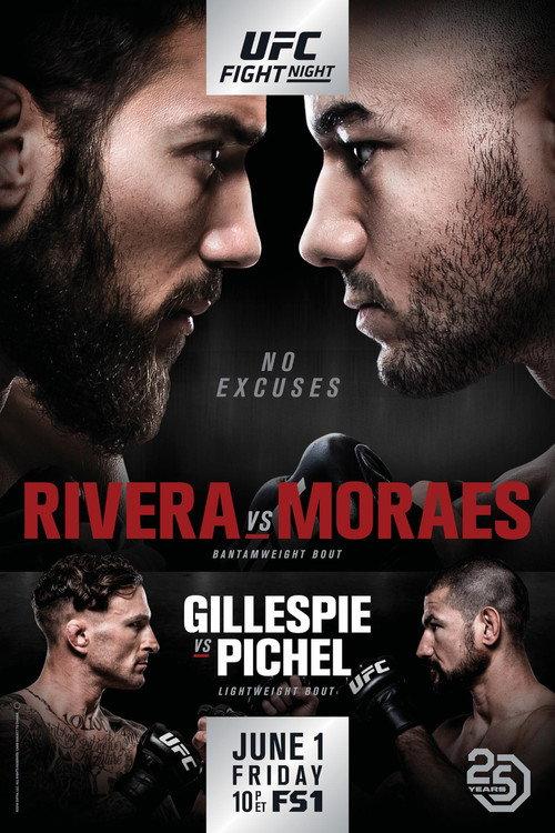 UFC Fight Night 131: Rivera vs. Moraes 2018 official movie poster