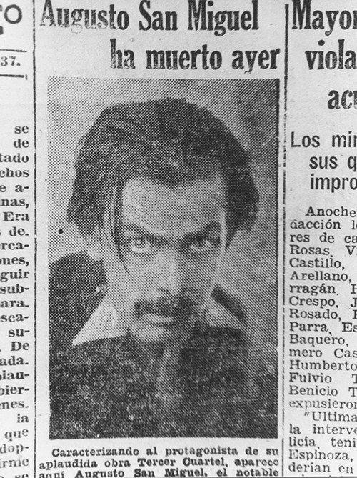 Augusto San Miguel Died Yesterday 2003 official movie poster