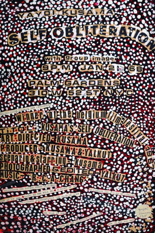 Kusama's Self-Obliteration 1967 official movie poster